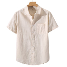 Heritage Linen-Cotton Shirt – Monaco (Short-Sleeve)